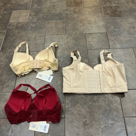 ❄3/$26 Xmas sale❄  Elegant Lace and Smooth Women's Bra Set - Picture 3 of 6